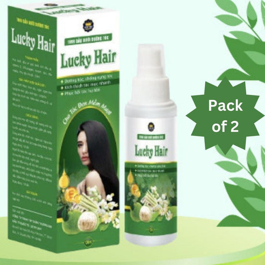 Lucky Hair Nourish, Strengthen, & Revitalize Your Hair with Our Blend of Essential Oil (Pack of 2)